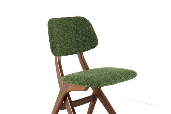 Image 1 of Set for 4 scissor chairs AWA attr. Louis van Teeffelen Wébé