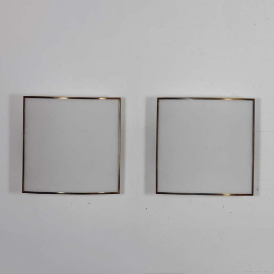 Image 1 of Coppia di applique di Michel Boyer per Verre Lumière, 1978