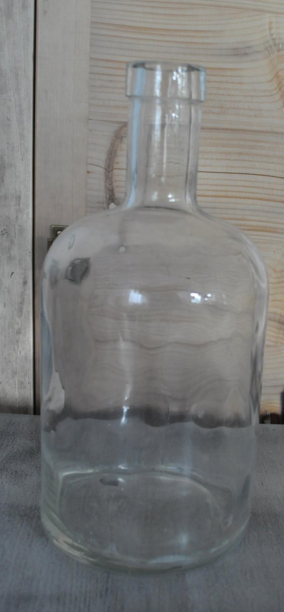 Doorzichtige Glazen Fles, jaren 50 – Glazen & Karaffen, Vintage (photo 5 of 5)