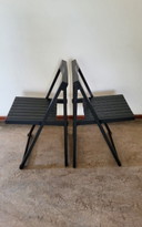 2 Aldo Jacober Folding Chairs, Trieste.
