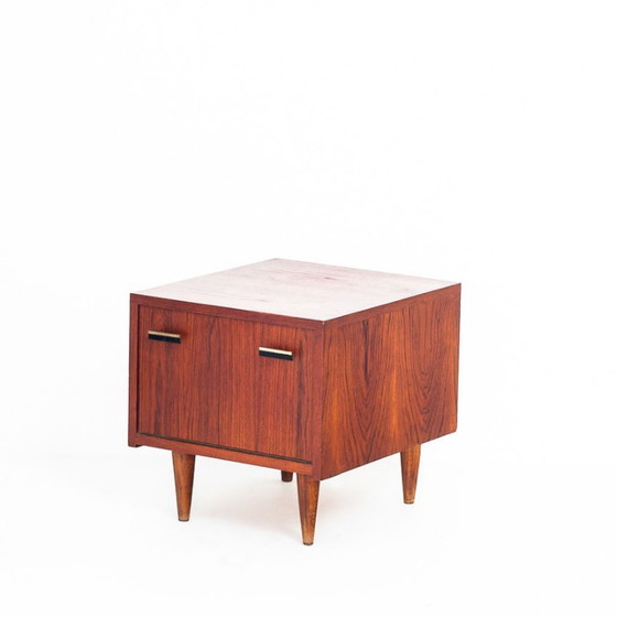 Vintage teakhouten nachtkastje in Scandinavische stijl - Frankrijk, jaren 60 – Bijzettafels, Wood (photo 4 of 11)