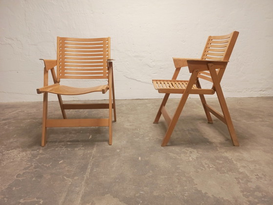 2 x Niko Kralj Rex klapstoelen – Wood (photo 3 of 15)