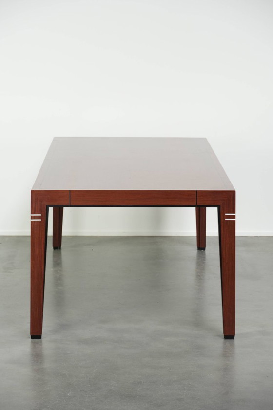 Image 1 of Beautiful, spacious 6-person Art Deco design dining table by Schuitema from the Decoforma series with unique details.