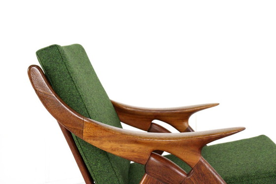 Image 1 of De Ster de Knoop fauteuil 'Glane' vintage gestoffeerd