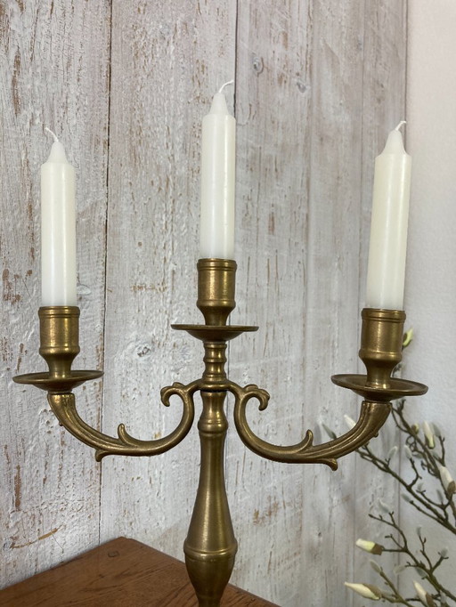 Three-branch candlestick