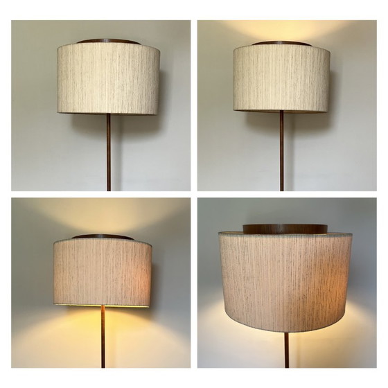 Image 1 of Floor lamp teak, brass - Temde Leuchten