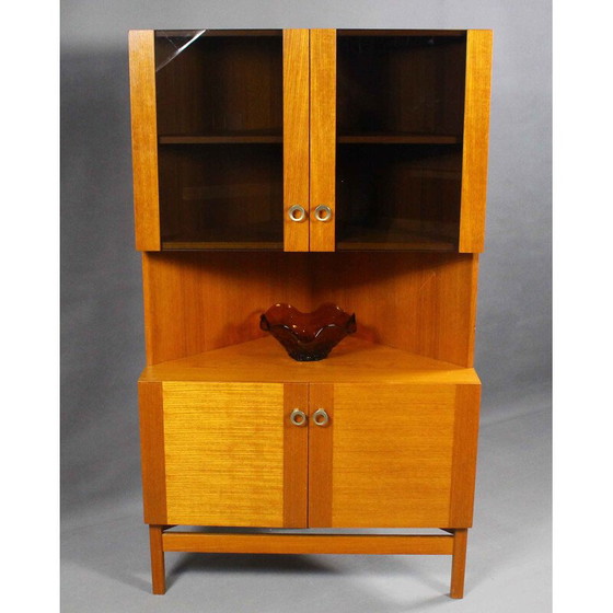 Image 1 of Vintage hoekkast in teak van P.Rimme's, jaren 1960