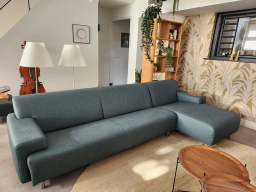 Green-blue lounge sofa