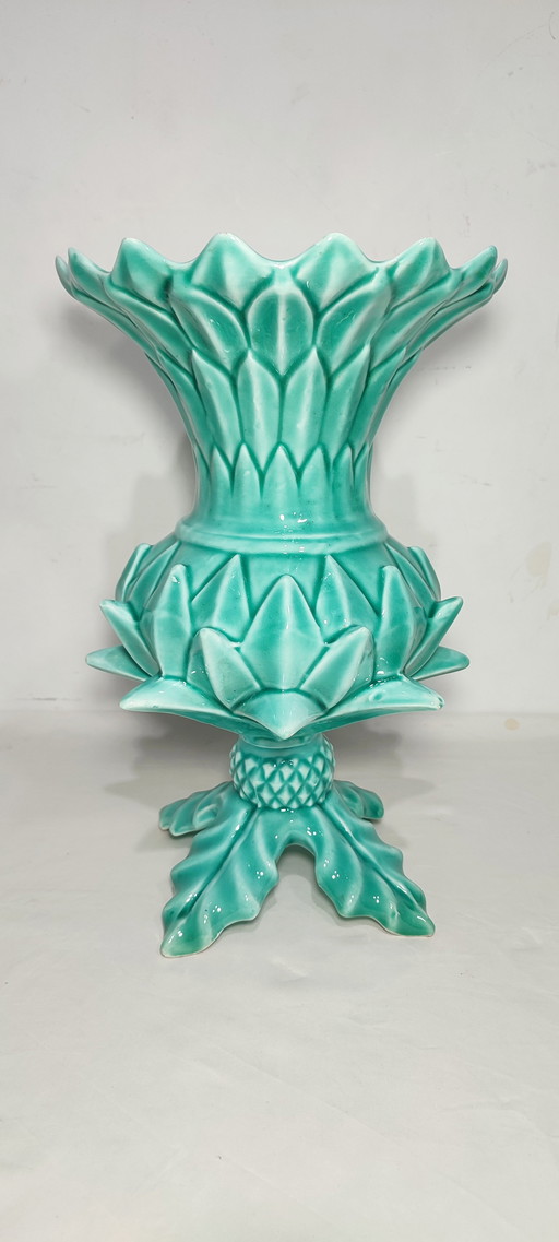 Vase en céramique de Manises, Espagne, 1970