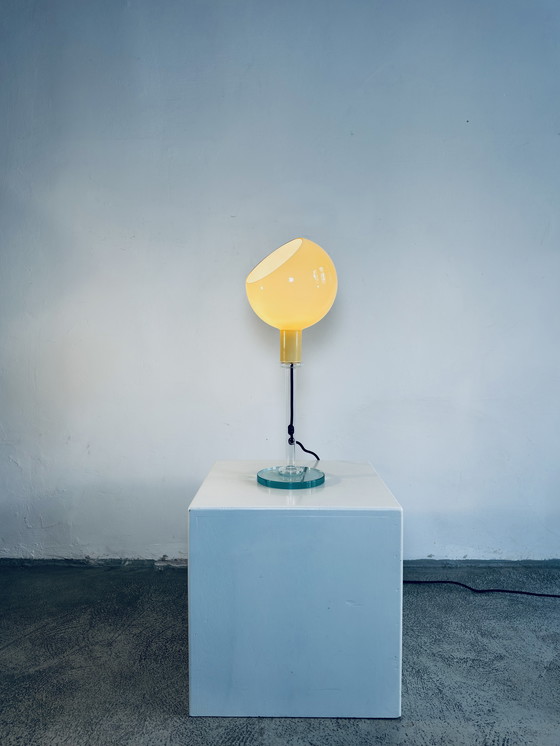 Image 1 of LAMPE DE TABLE PAROLA PAR GAE AULENTI & PIERO CASTIGLIONI POUR FONTANA ARTE, ITALIE, années 1980