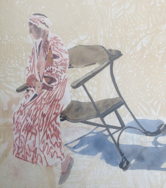 Image 1 of Sam Szafran (1934-2019) Lilette à la chaise de Gaudi, 2007