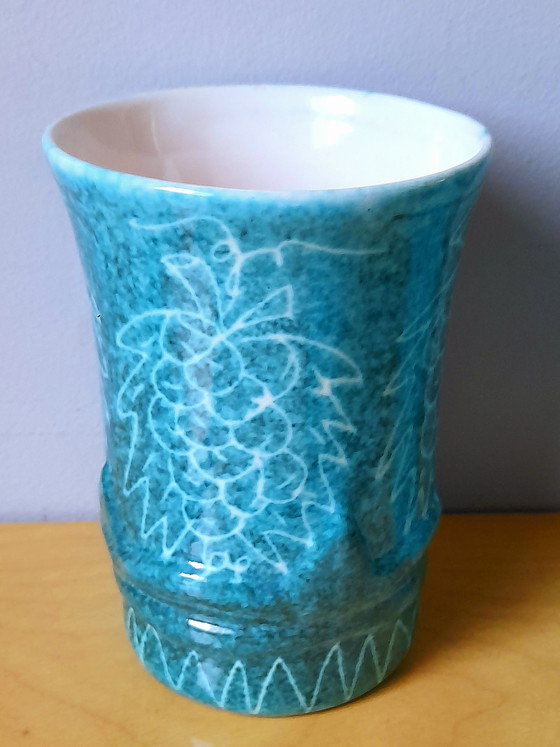 Image 1 of Bicchieri da aranciata in ceramica J.Sagan, Vallauris