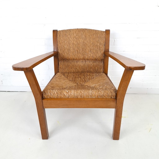 Fauteuil vintage Worpswede Willi Ohler pour Erich Schultz