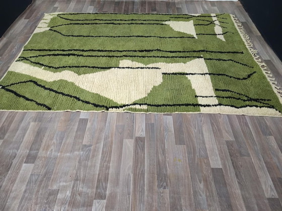 Image 1 of Tapis marocain traditionnel en laine 300cmx200cm