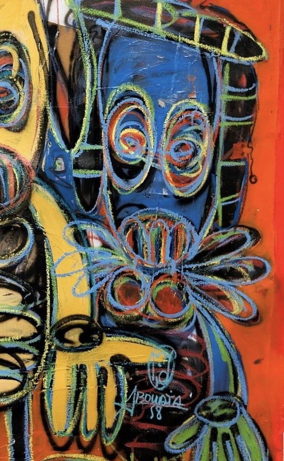 Aboudia - Untitled - 2018 – Paintings & Drawings, Canvas (photo 5 of 5)