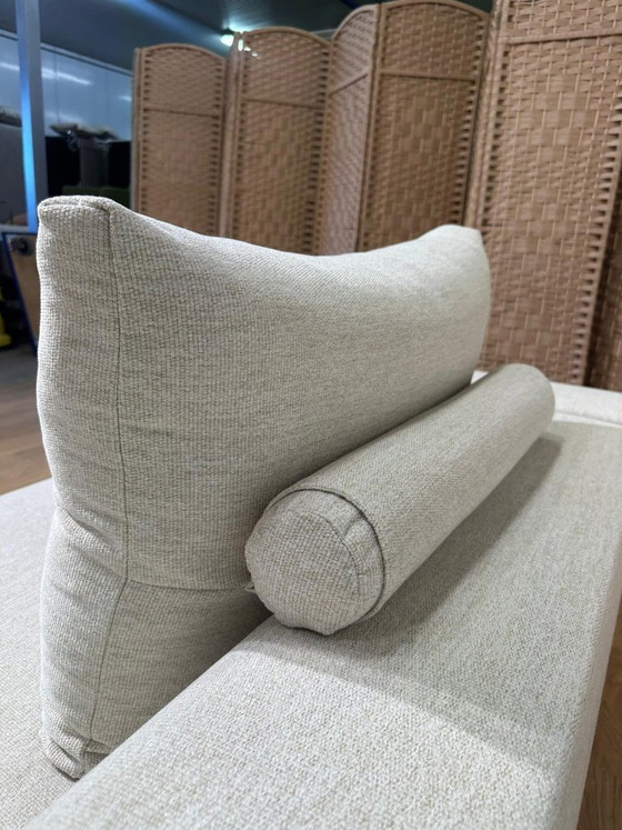 Image 1 of NEWLY UPHOLSTERED Flexform Groundpiece Corner Sofa