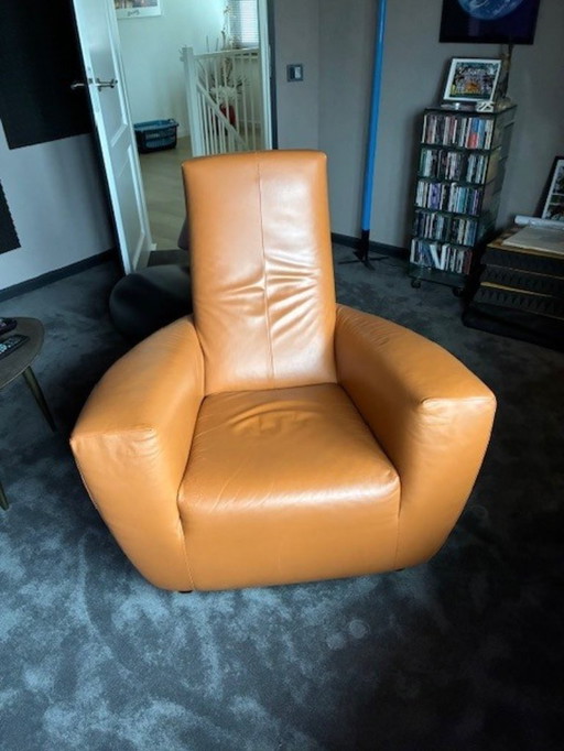 Label Longa Sessel aus Congnac-Leder von Gerard van den Berg