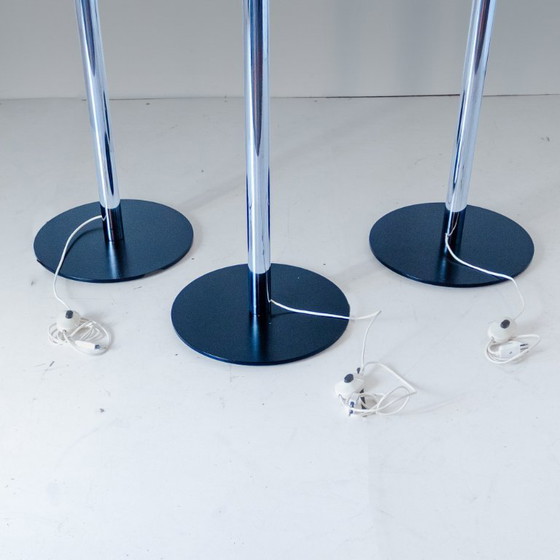 Image 1 of Set van drie vintage vloerlampen, Italiaans design in de stijl van Artemide, jaren 70.