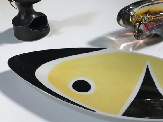 Image 1 of Plat • Vintage Centerpiece • « 9736 » • István Kovács • Zsolnay • 1962