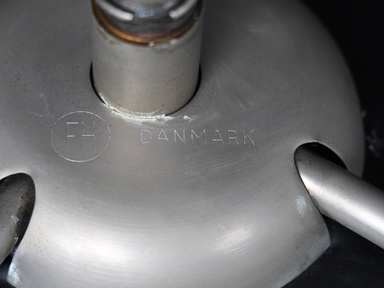 First Edition Arne Jacobsen Model 3217 Office Chair for Fritz Hansen, Denmark, 1950s, Metal, Silver, Vintage (photo 11 of 12)