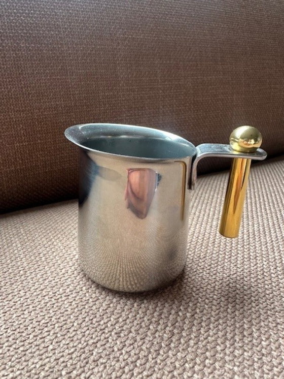 Image 1 of Guido Bergna “Kitty Oro” roomkan / lattiera – Italia, ca. 1960-70