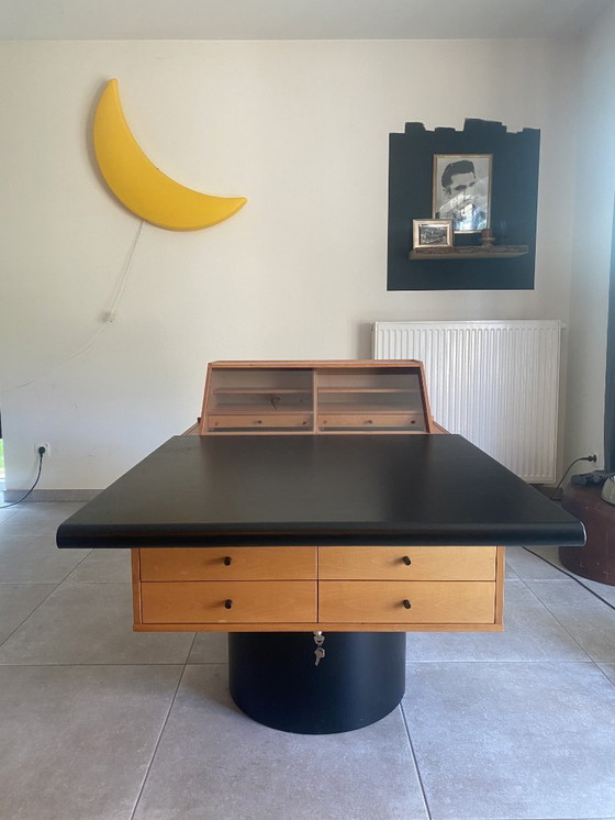 Image 1 of Gianfranco Frattini - Sesamo 841 Desk for Tecno Milano - Italian Design 1984