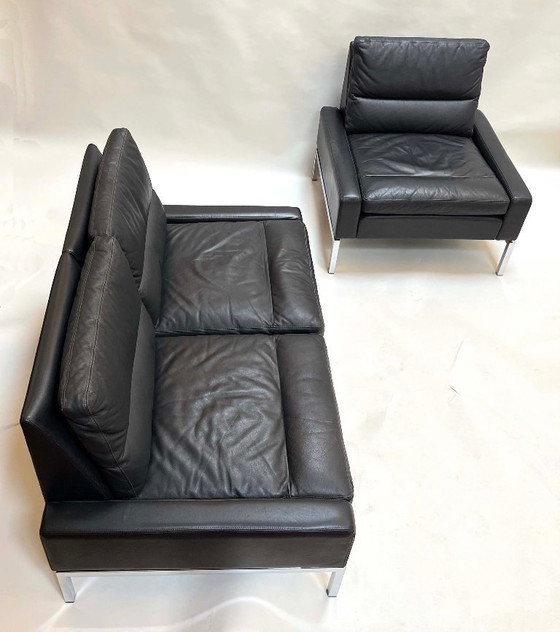 Image 1 of Divano e poltrona vintage a 2 posti, Hans Peter Piehl, Wilkhahn 1968