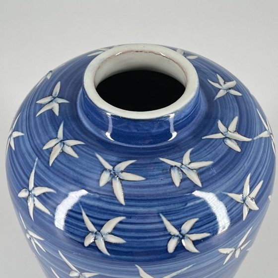 Image 1 of Upsala-Ekeby “Star” Vase 102 – Ingrid Atterberg – Swedish Mid Century Ceramics