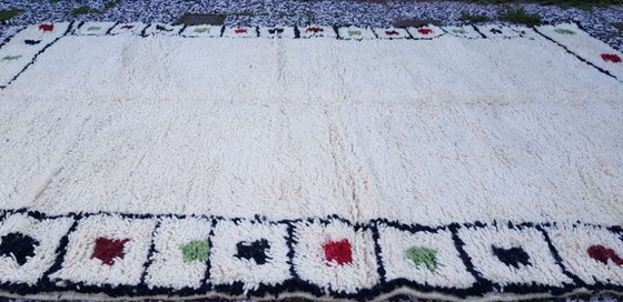 Image 1 of Alfombra bereber de lana anudada a mano, 240 x 152 cm