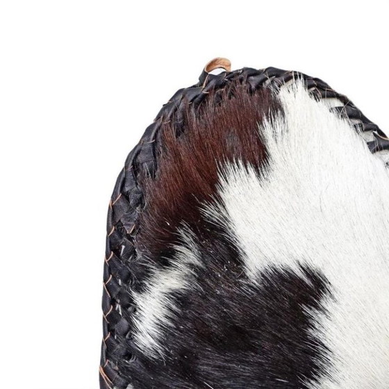 Image 1 of Sillón mariposa de cuero hecho a mano: un detalle retro para tu patio y sala de estar.