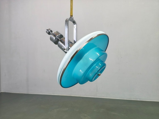 Image 1 of Rare Bauhaus Adjustable Ceiling Light by Otto Mueller, 1930s