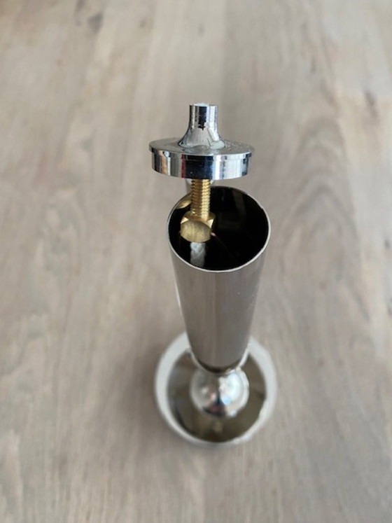 Image 1 of Gyro olielamp "Copenhagen. Ilse D. Ammonsen.  Daproma Denmark. Jaren 80. 