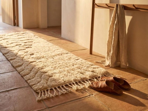 Tappeto da corridoio marocchino colorato, 300 cm x 80 cm