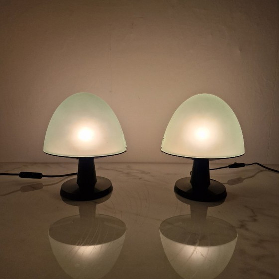 Image 1 of Set of 2 Table or Bedside Lamps – Model Dolly by Valenti, Cusago (Milan), 1980s