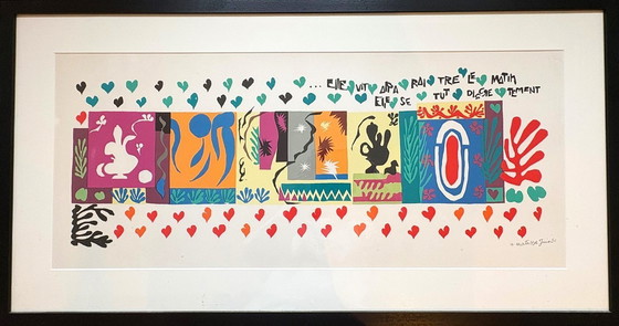 Image 1 of Ensemble de deux estampes modernistes en couleurs d'après Henri Matisse : Les Mille et Une Nuits (1950) et la série Jazz (1947)