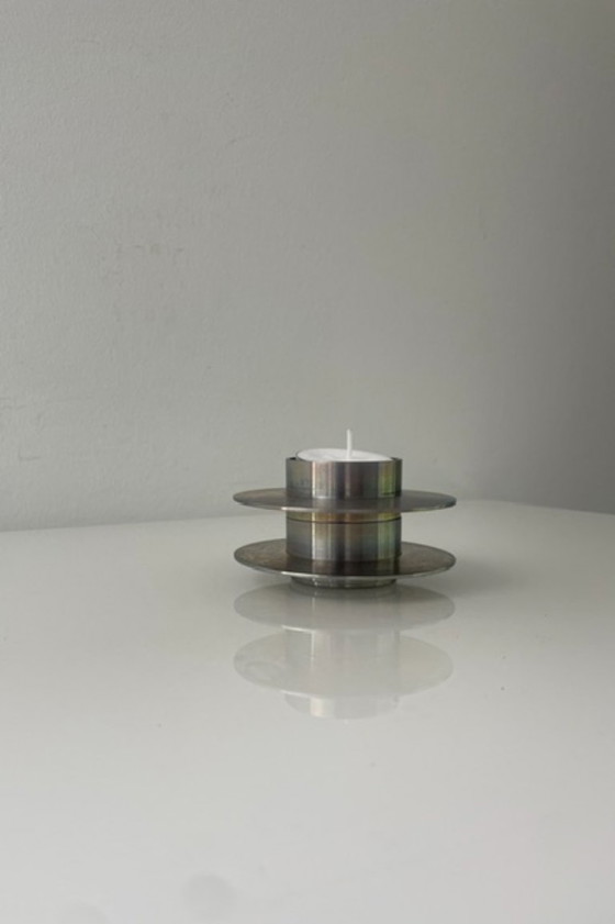 Image 1 of Set di 2 portacandele ZACK in acciaio inox – Design tedesco