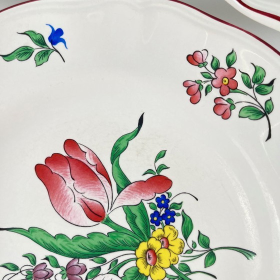 Image 1 of Set of 3 KG Lunéville "Réverbère" soup plates