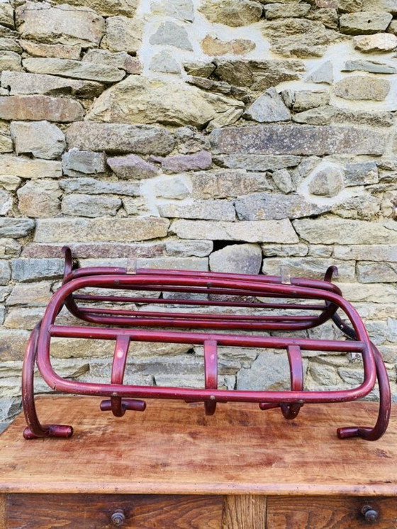 Image 1 of Appendiabiti da parete antico in legno curvato