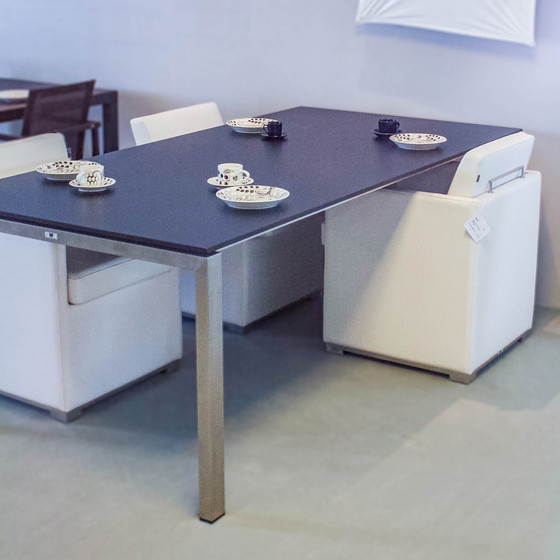 Image 1 of Manutti Trento dining table - 220x105 with Zendo chair (set of 4)