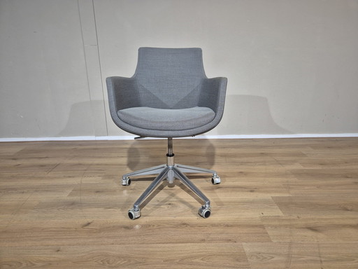 8X Ahrend - Office/Dining chairs - Gray - Pink -Design