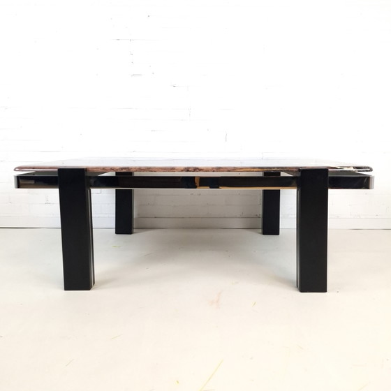Image 1 of Vintage salontafel Cipollino marmer brutalist jaren 70