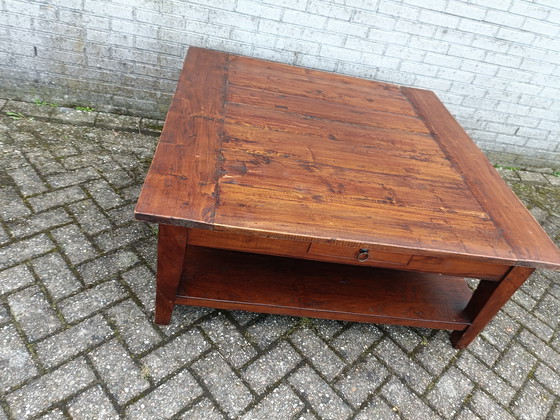 Image 1 of Tavolino da caffè quadrato in teak