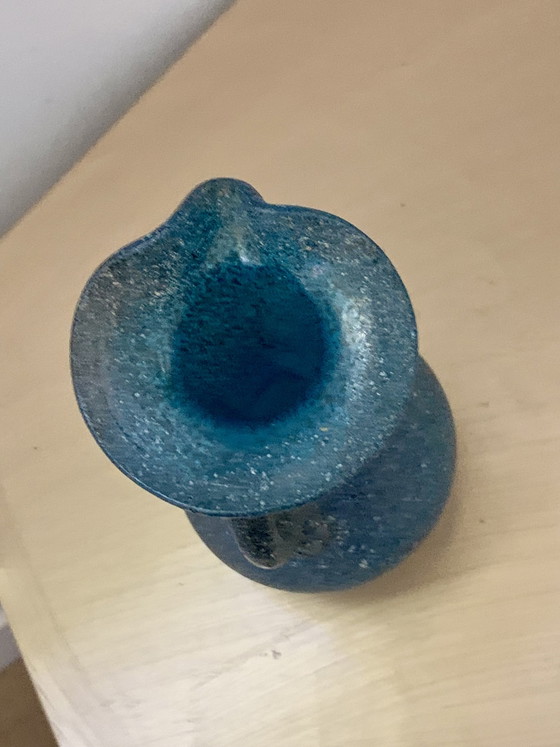 Petite aiguière Scavo Murano — col trilobé signature Seguso — vintage 13cm – Vases, Murano Glass (photo 10 of 15)