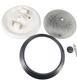 Image 1 of 13902 Vintage Restyled Ceiling Lamp Ceiling Lamp