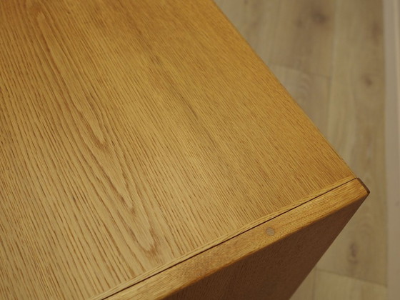 Commode danoise plaquée avec plateau coulissant, années 70 – Bois (photo 11 of 18)