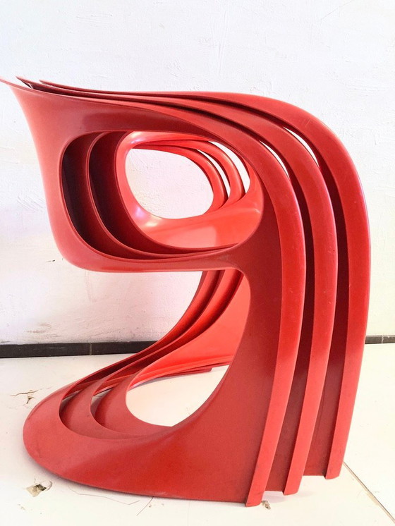 Image 1 of 3 Space Age armchairs from the 70s Design Alexander Begge for Casala