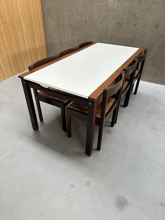 Image 1 of Vintage Wengé eethoek van Pastoe (uitschuifbaar)