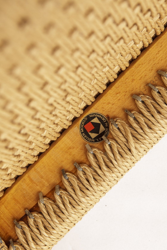 Image 1 of Sedia Niels Møller Model 77 in palissandro - Classico del design danese, anni '60, restaurata e ritessuta