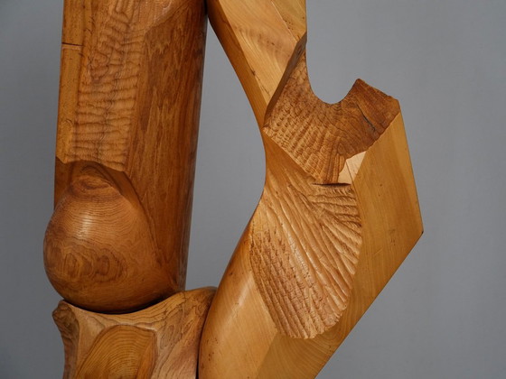 Escultura monumental “Herbalans” de Joop van Bergen, Países Bajos, década de 1980. – Wood (photo 6 of 10)