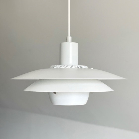 Image 1 of Jeka vintage Deens design LAMP witte schalenlamp Mid Century